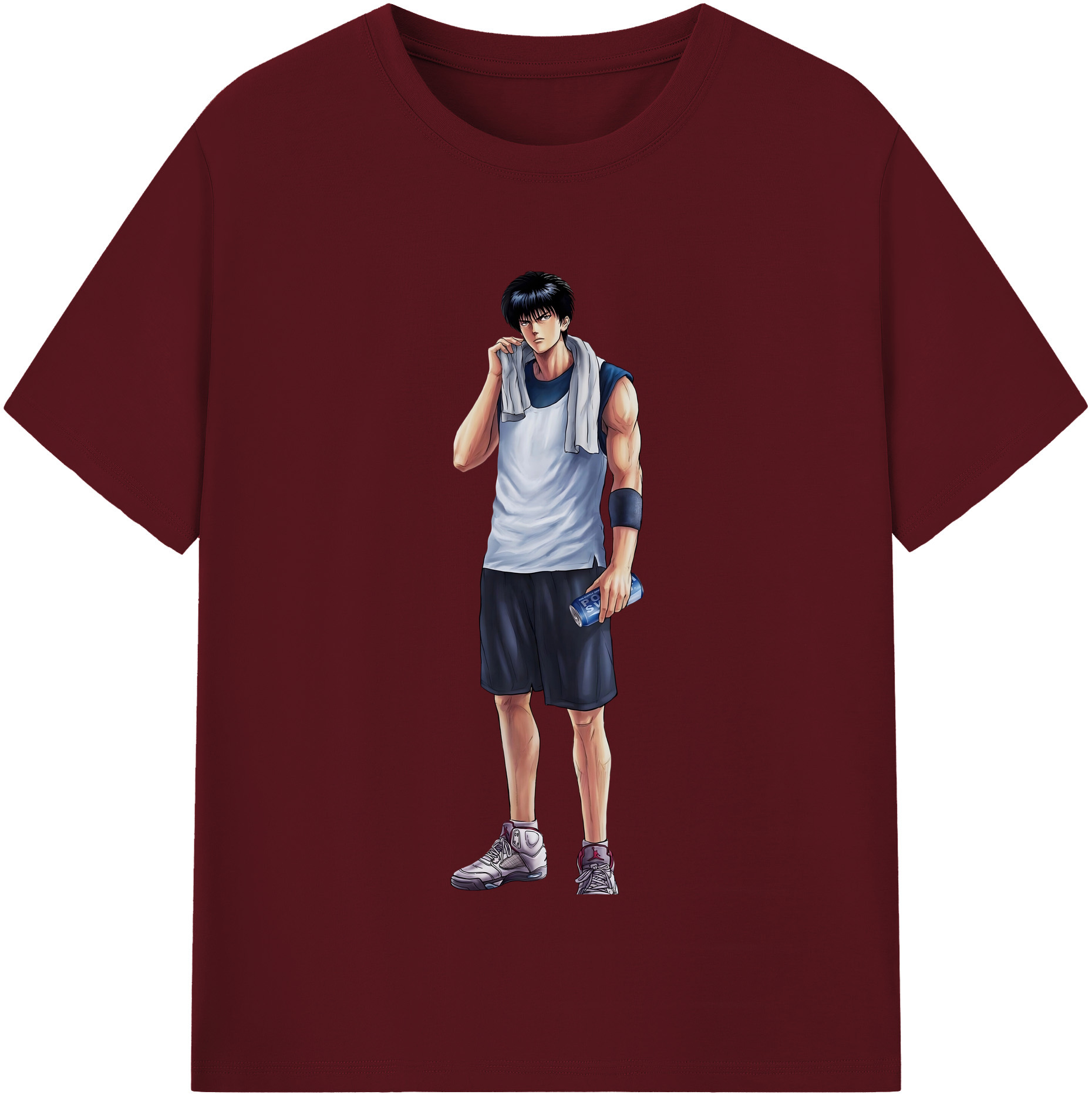 （画像用） SLAM DUNK／スラムダンク 綿100％半袖Tシャツ（フロントプリント）
